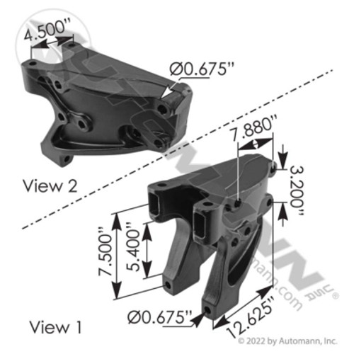 MPB75161 PETE KW SPRING HANGER LH ALU