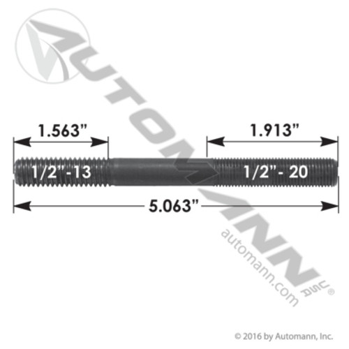 MPB75173 PETERBILT KW AIR SPRING STUD