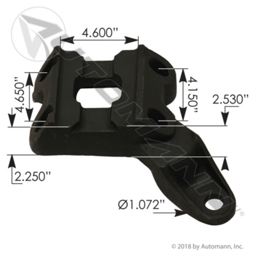 MPB75612 U BOLT BOTTOM PLATE RH PETERBILT