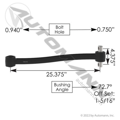 AUTOMANN TMR5605B Torque Rod - Hendrickson