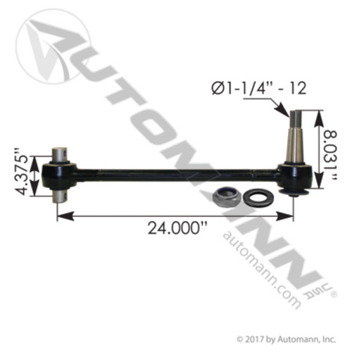 TMR69 KENWORTH TORQUE ROD 24"AG100