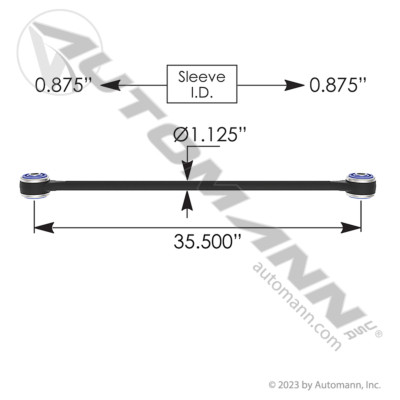 TMR826 FRUEHAUF RIGID TORQUE ARM 35