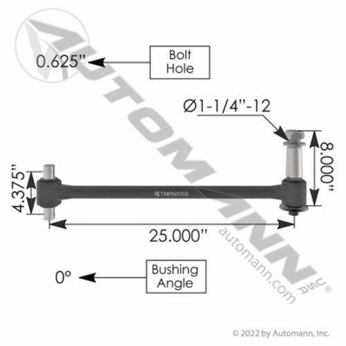 TMRN1055 HENDRICKSON TORQUE ROD 25"