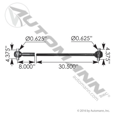 TMRS020 SEALED 2 PIECE TORQUE RODKIT