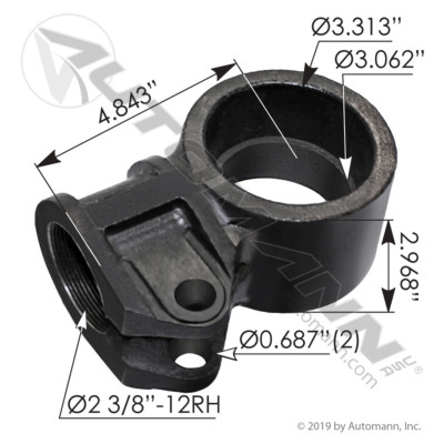 TR054 CHALMERS TORQUE ROD END RH