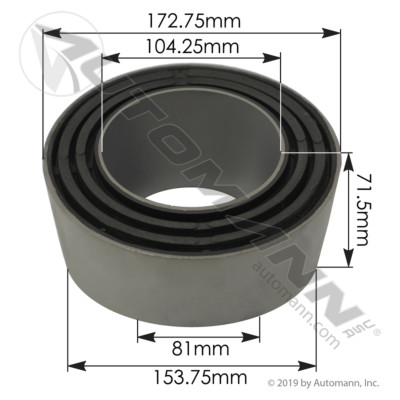 TRB9652 VOLVO T RIDE TRUNNIONBUSHING
