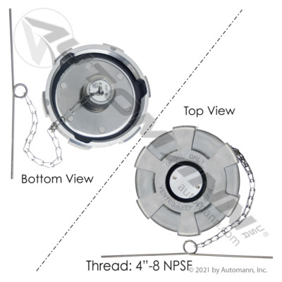 572.1011 IN NAVISTAR 4000 FUEL CAP 3"