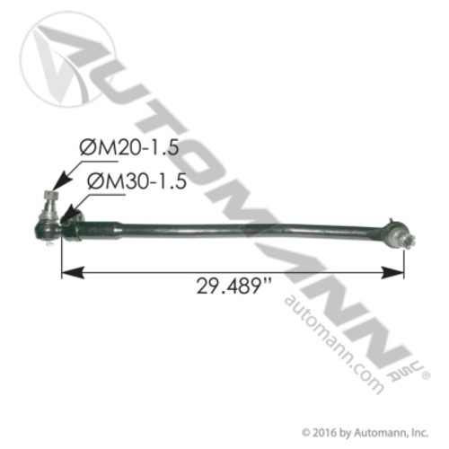 463.DS9622 VOLVO DRAG LINK 29.489"