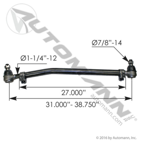 463.DS9953 OTTOWA DRAG LINK 31"-38.75"