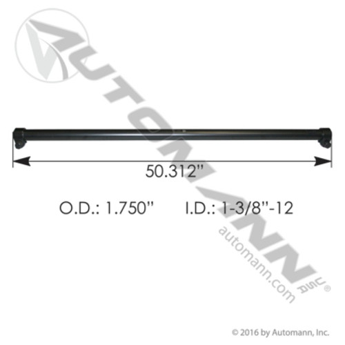 464.258 EATON IH STEERING CROSS TUBE 50.312"