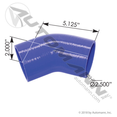 561.75548 PETERBILT LOWER RADIATOR ELBOW HOSE