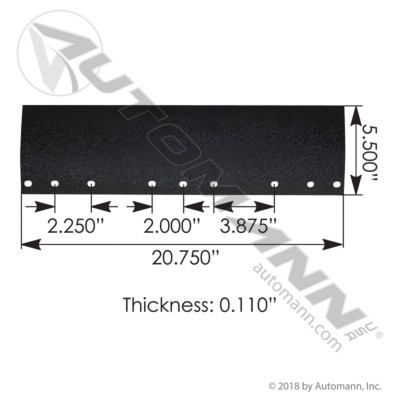 562.9108 QUARTERFENDER TOP FLAP PLAIN