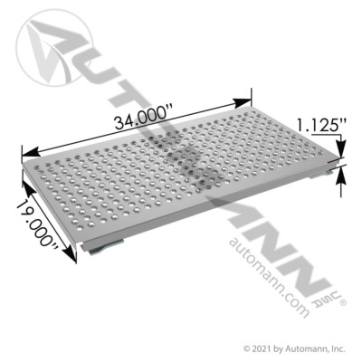 562.P19X34 GALVANIZED DECK PLATE 19"X34