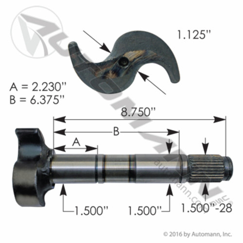 122.280824.01 WATSON AND CHALIN LH CAM SHAFT