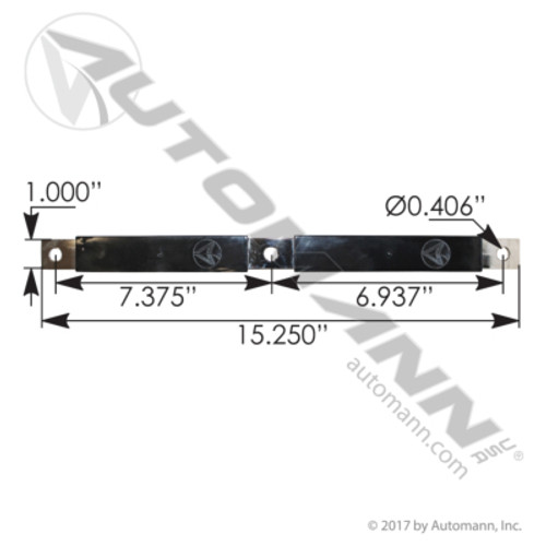 178.2025BK BLACK NEGATIVE 3 BATTERY BAR