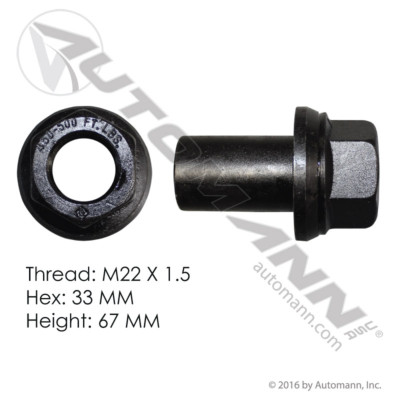 201.3034 METRIC FLANGE SLEEVE NUT39MM