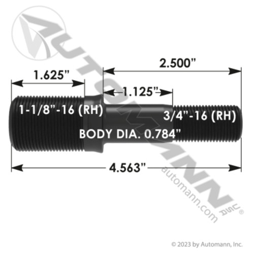 201.7044R RIGHT HAND WHEEL STUD