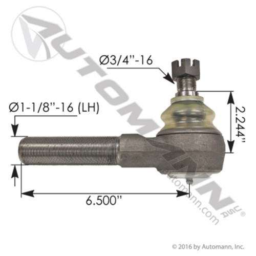 462.ES332L TIE ROD END