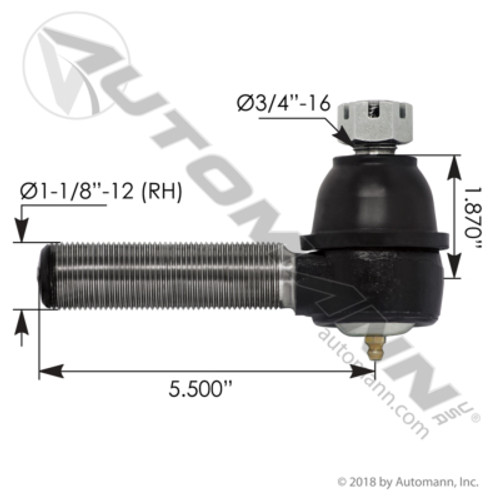 462.ES4637R OUTER RH TIE ROD END