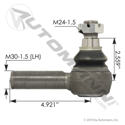 462.ES6274L MACK MERCEDES TIE ROD END LH