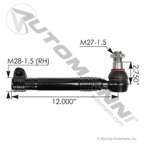 462.ES7147R FREIGHTLINER OUTER TIE ROD END RH