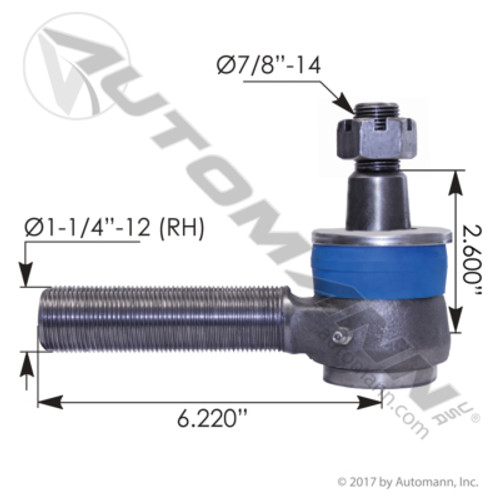 462.ES9990L MERITOR IH NAVISTAR TIE ROD END LH