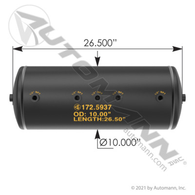 172.5937 KENWORTH KW AIR TANK 1900 CI