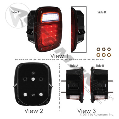 571.LD508R42 S/T/T BOX LIGHT LED DOUBLE METRI-PACK