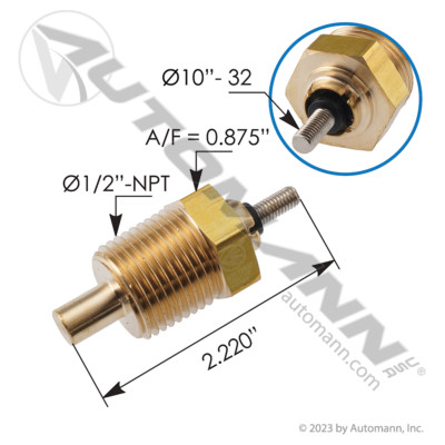 577.75637 OIL TEMP SENSOR PETERBILT