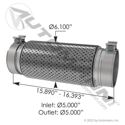 820.B46022P FREIGHTLINER EXHAUST BELLOWS PREMIUM