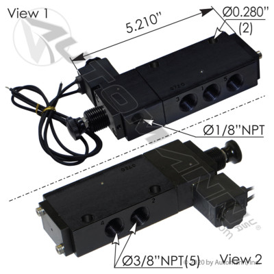 AUTOMANN 170.V44202 Air Valve - 4 Way