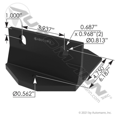 AB9781P3 FREIGHTLINER AIR SPRING BRKT