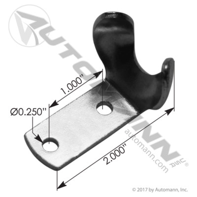 HLK2002 UNIVERSAL HOOD CLAMP STEM UP