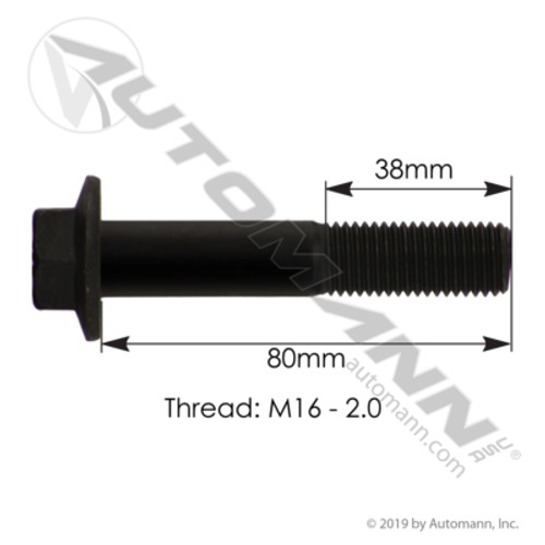 アクセサリー ELEMENT BOLT AUTOMANN M5387 Flange Bolt 16mm