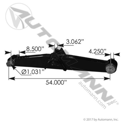 MHS6484 HENDRICKSON HAULMAXX BEAM ASSEMBLY