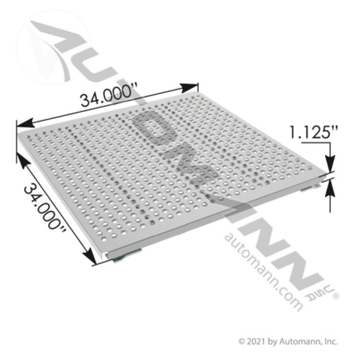 562.P34X34 34" X 34" SERVICE DECK PLATE