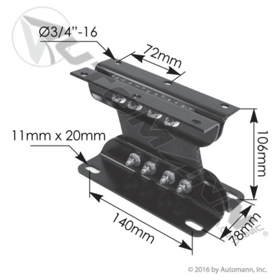 M592236 EXHAUST BRACKET KIT KENWORTH