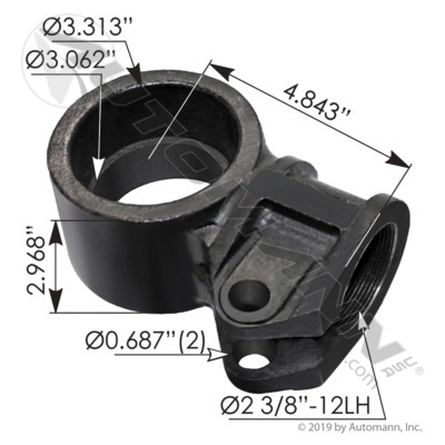 TR055 CHALMERS TORQUE ROD END LH