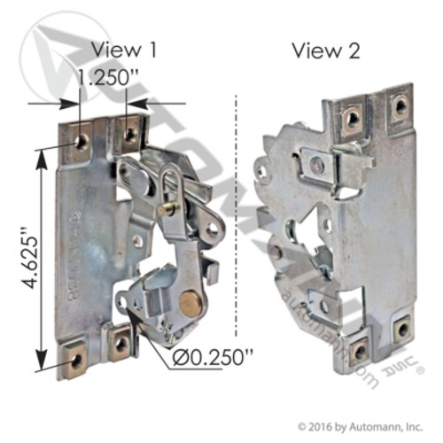 HLK2038 IH NAVISTAR INNER DOOR LATCH LH