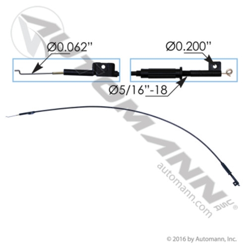 HLK2375 FREIGHTLINER HEATER CONTROL CABLE