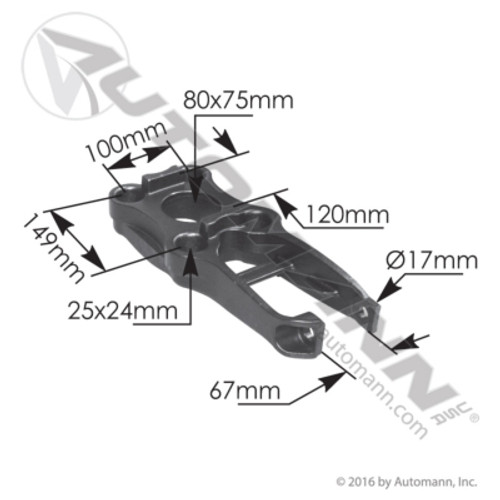 M96761 AXLE BRACKET MACK