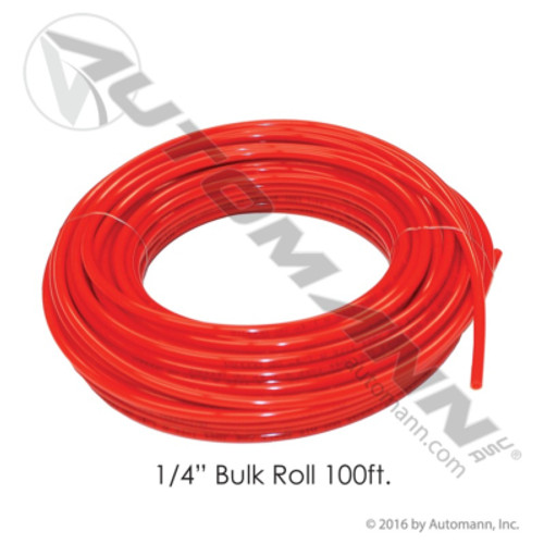 177.5004R 1/4" RED NYLON AIR BRAKE TUBING PER FOOT