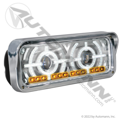 571.LD9901CPL PETE KW LED HEADLIGHT LH