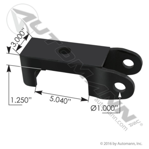 M17727 HUTCH AXLE SEAT SQUARE 5" X 1.25"