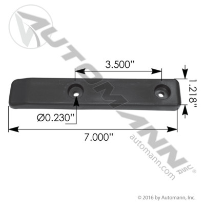 M59281 KENWORTH HOOD WEAR PLATE