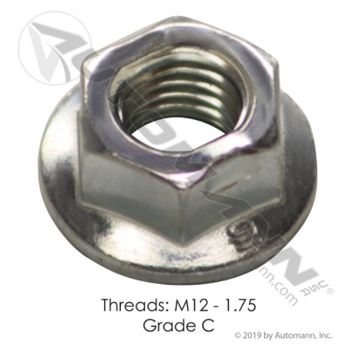 FLNC12MM 12MM FLANGED LOCK NUT