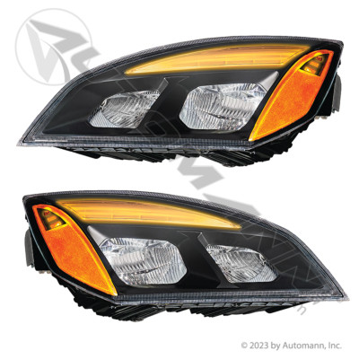 564.46001MK HEADLAMP SET LH/RH BLACK LED P4