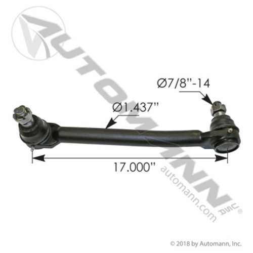 463.DS7562 PETERBILT DRAG LINK 17"