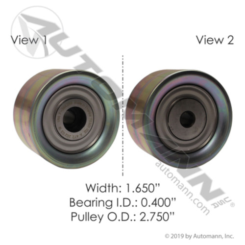 819.30319 FREIGHTLINER DETROIT DD13 DD15 IDLER PULLEY