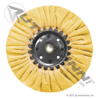 562.W1001YW YELLOW BUFFING 8"